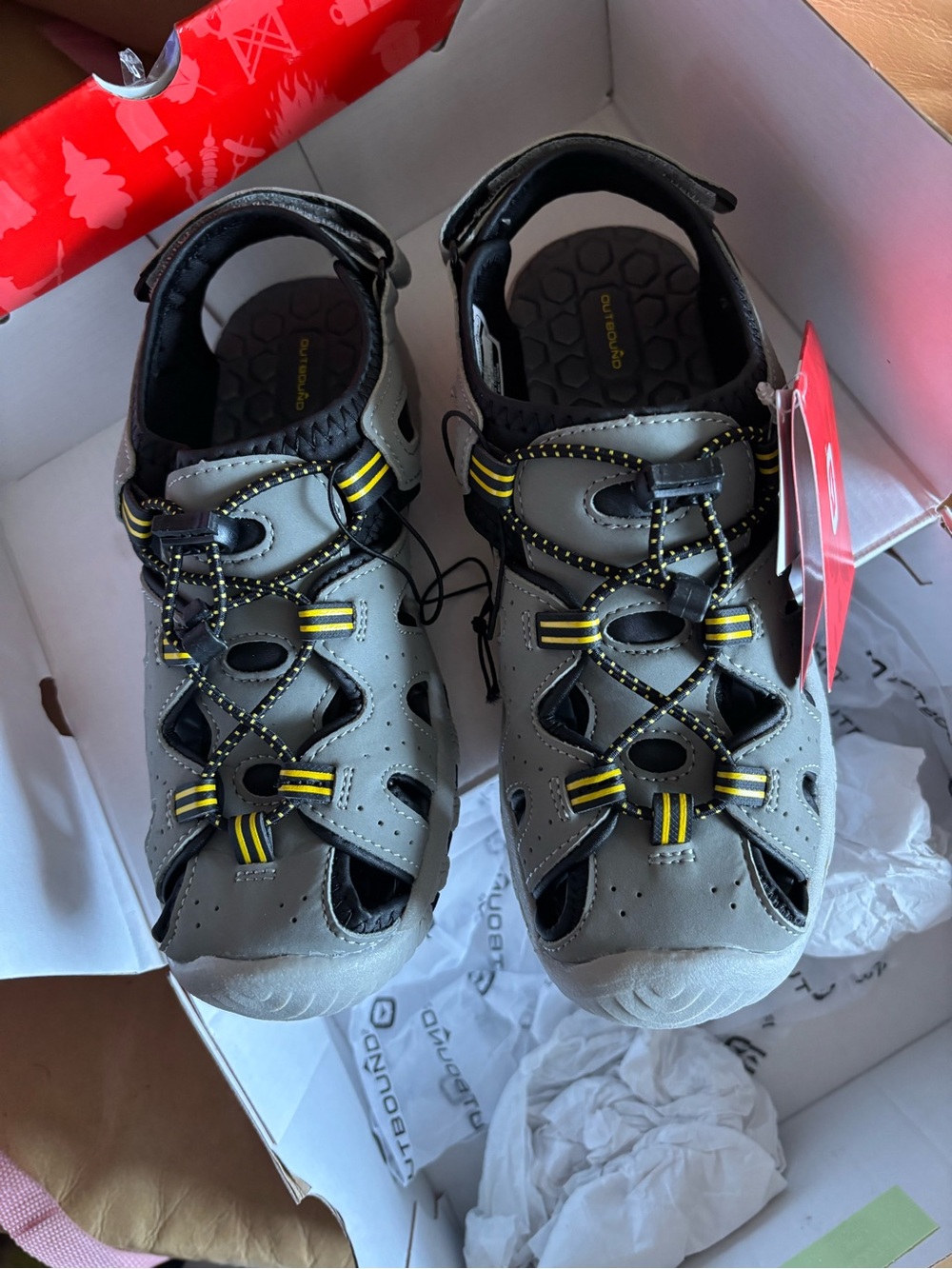 Brand new size 3 outbound hiking sandals